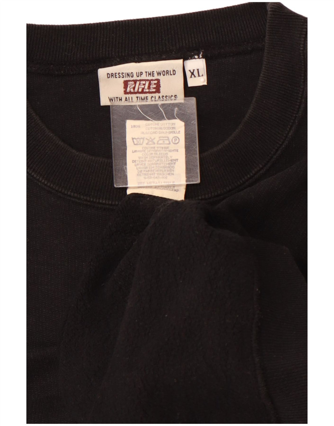RIFLE Muški džemperi XL crni pamuk
