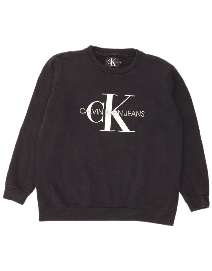 Calvin Klein Jeans muška trenirka s grafičkim motivima Srednji crni pamuk