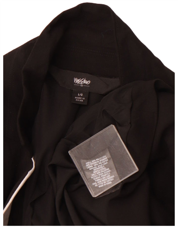 MOSSIMO ženski sako s 1 gumbom UK 16 Veliki crni blok boja