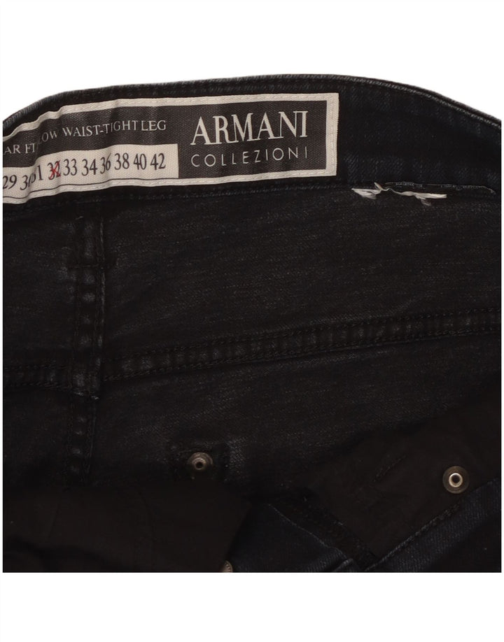 Armani muške ravne traperice W32 L27 tamnoplave