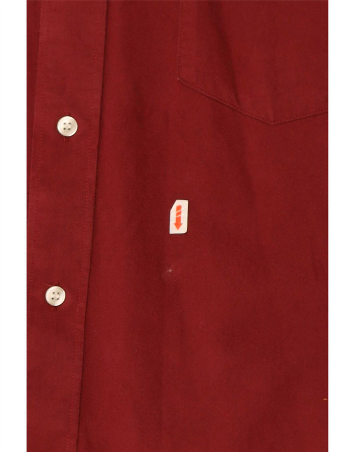 Fred Perry muška košulja kratkih rukava XL kestenjasta pamuk