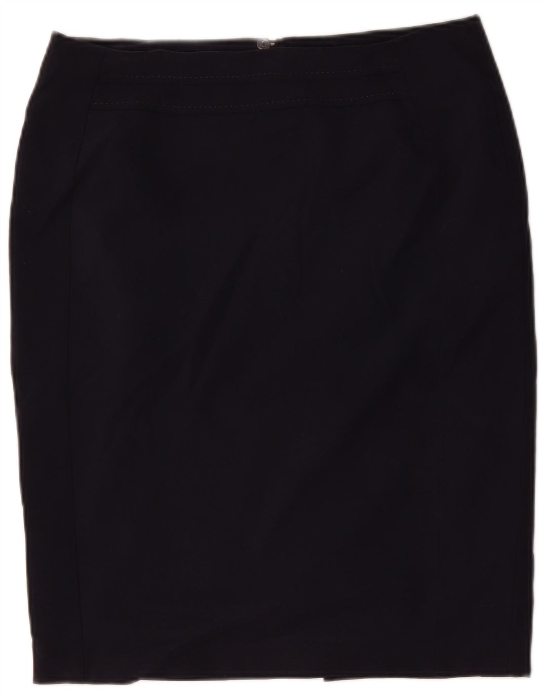 Marks & Spencer ženska pencil suknja UK 14 Large W34 tamnoplavi poliester