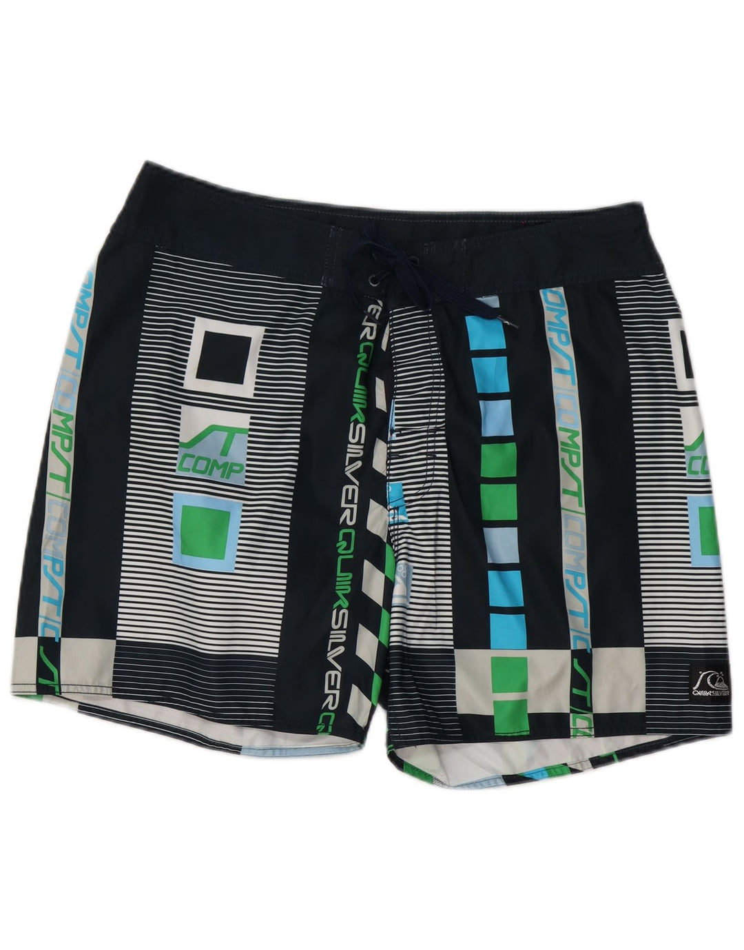 Quiksilver muške kratke hlače za plivanje s grafičkim motivima, velike, višebojne geometrije