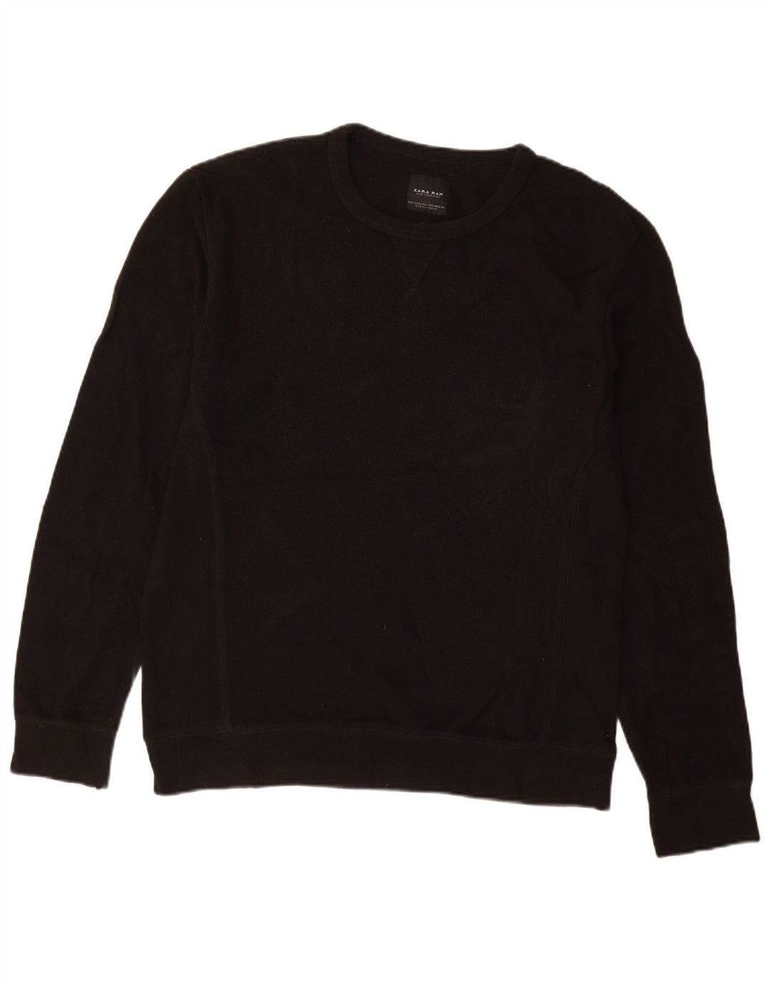 Zara muški pulover s okruglim izrezom 2XL crni