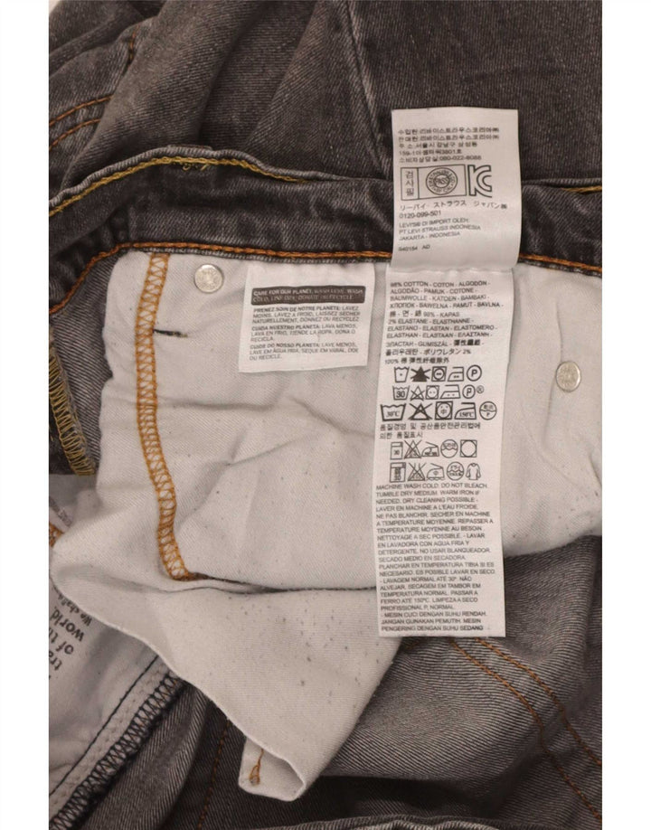 Levi's muške 541 uske traperice W36 L32 sivi pamuk