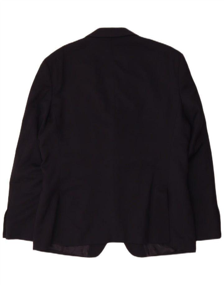 Ted Baker muška uska jakna sa 2 gumba UK 44 2XL tamnoplava vuna