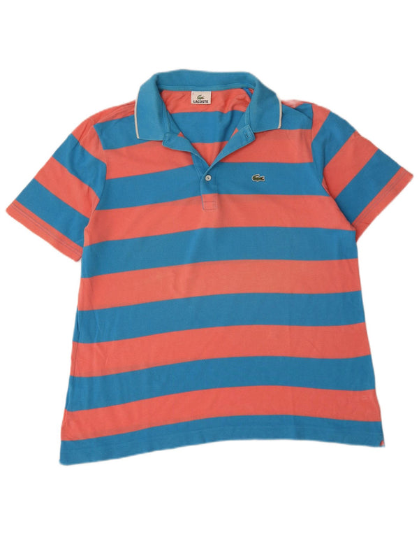 Lacoste muška polo majica veličina 6 XL pamuk na plave pruge