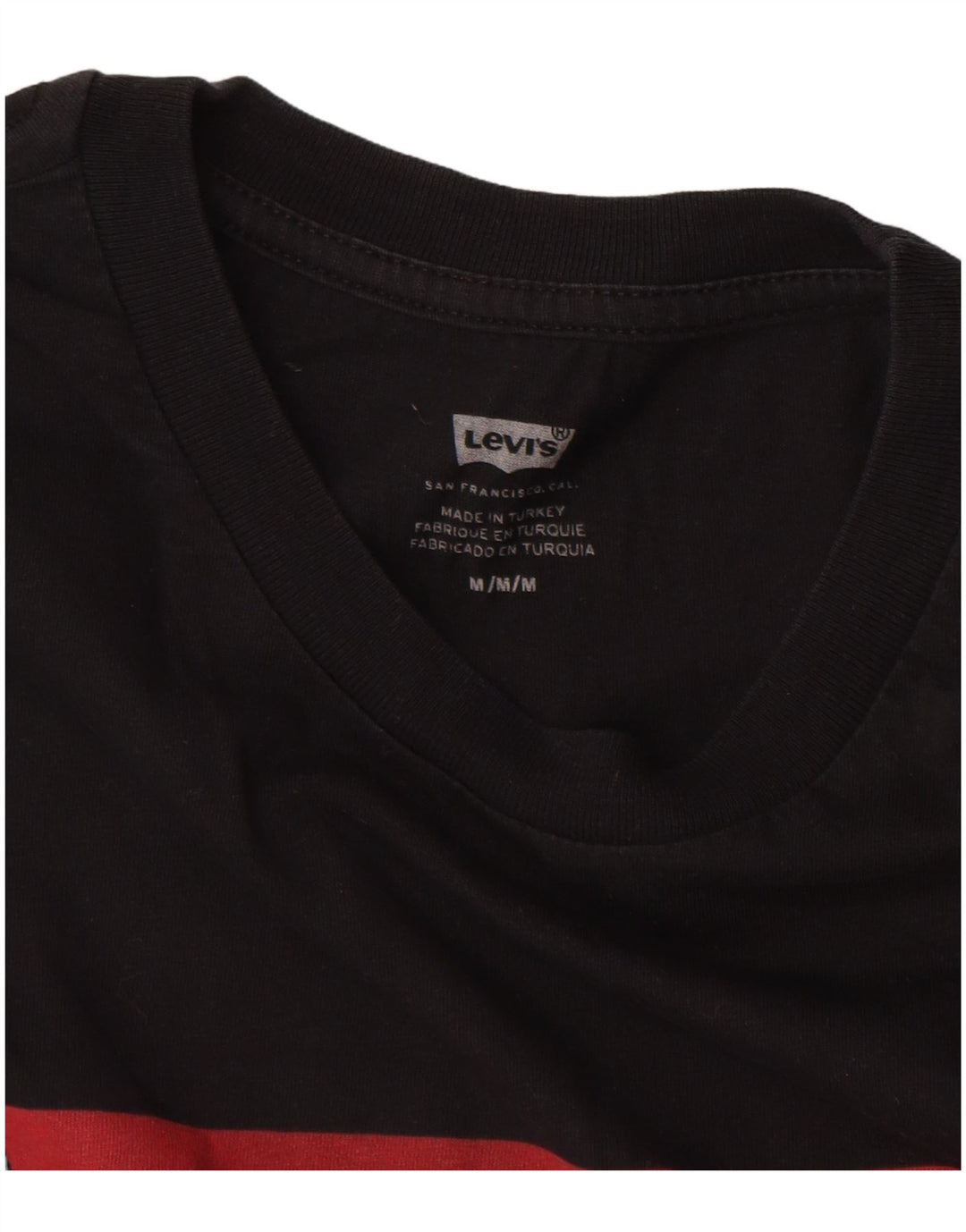 LEVI'S muška majica s grafičkim motivima srednje crna