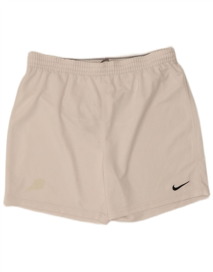 Nike muške sportske kratke hlače 34/36 veliki bijeli poliester
