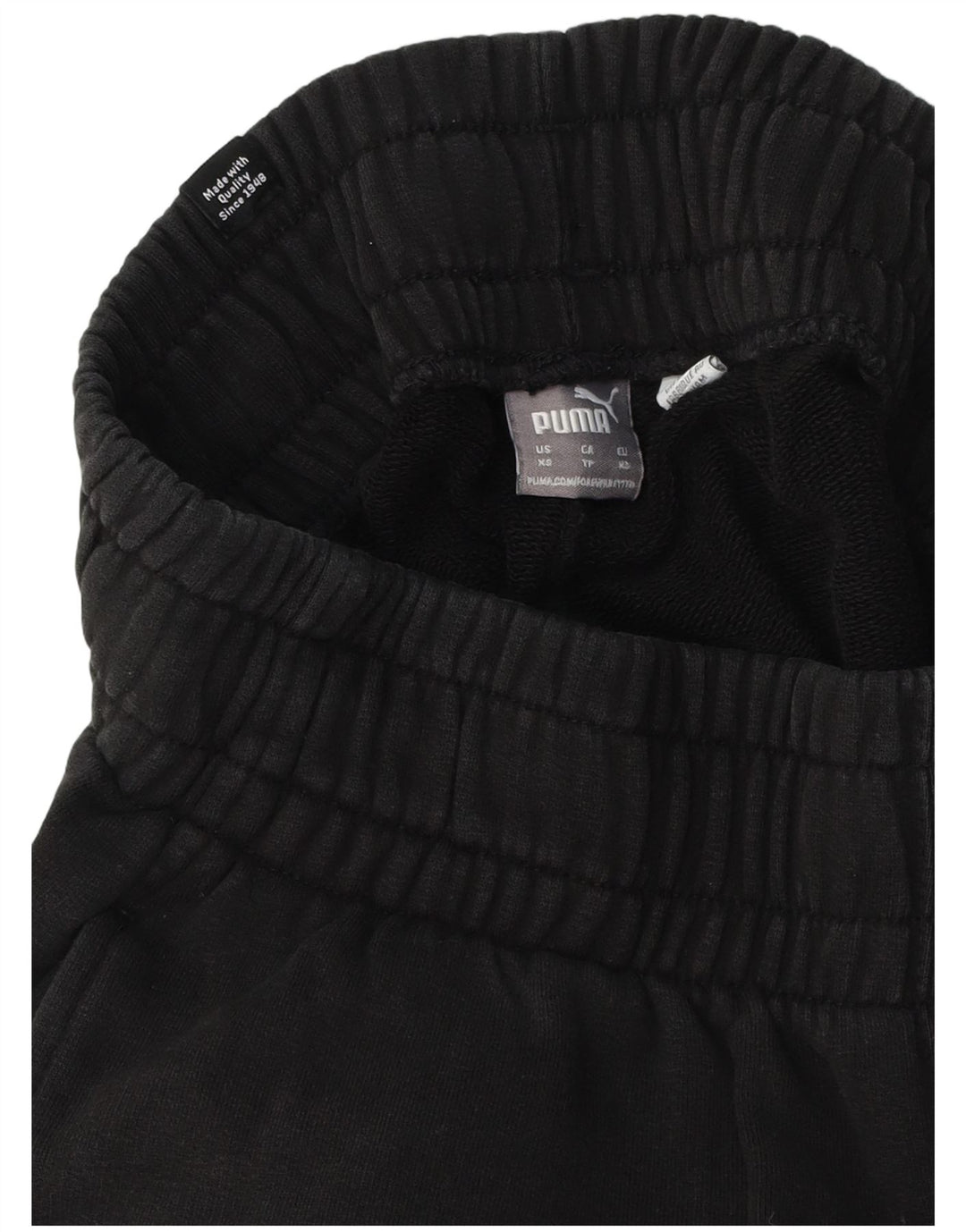 PUMA Ženska trenirka Hlače Joggers UK 4 XS crni pamuk