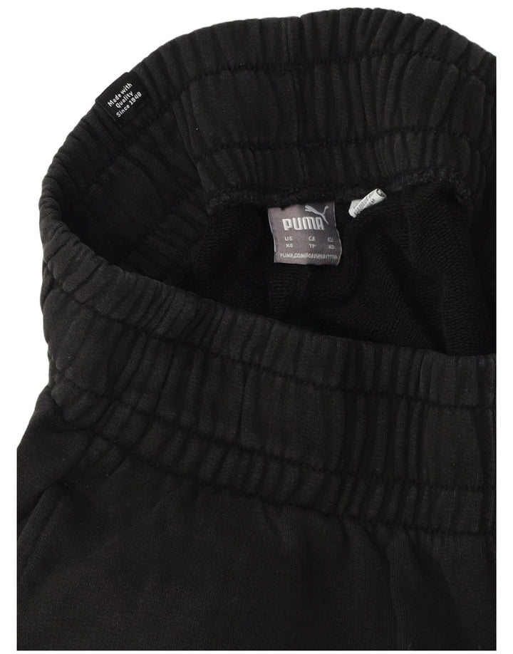 PUMA Ženska trenirka Hlače Joggers UK 4 XS crni pamuk