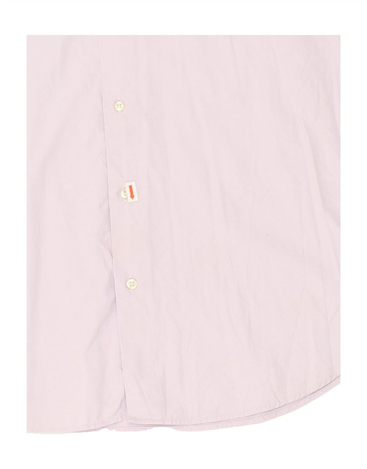 ROCCOBAROCCO Mens Shirt Size 15 3/4 40 Medium Pink Cotton Vintage Roccobarocco and Second-Hand Roccobarocco from Messina Hembry 