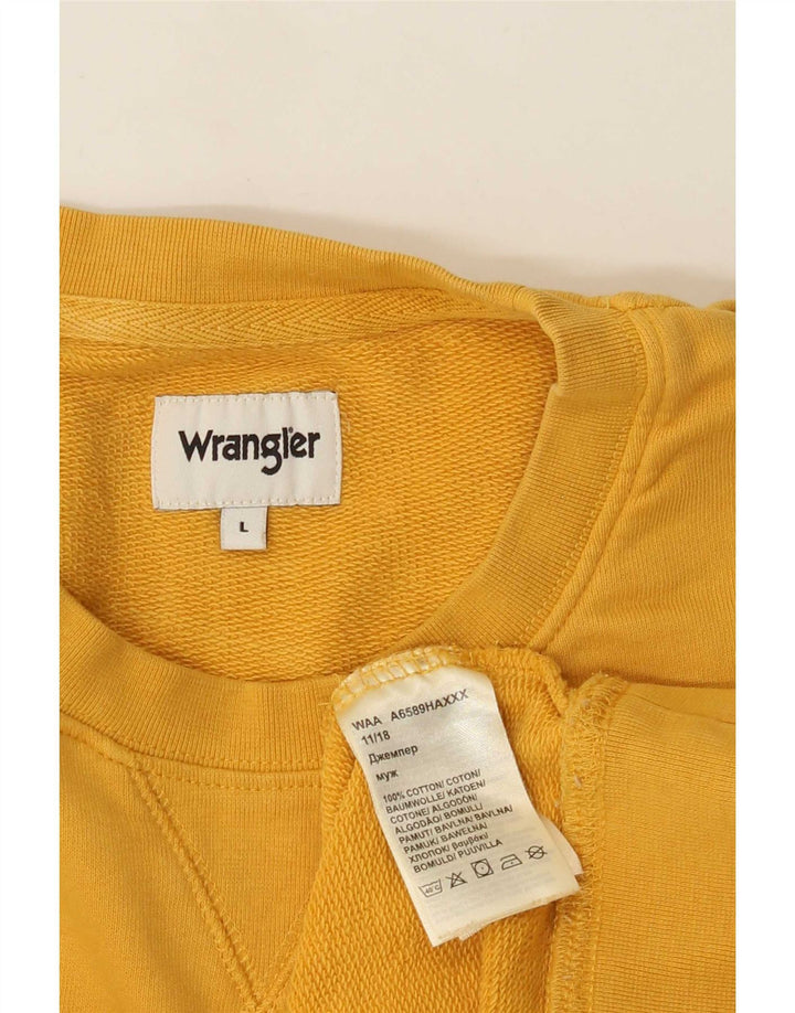 Wrangler muška trenirka veliki žuti pamuk