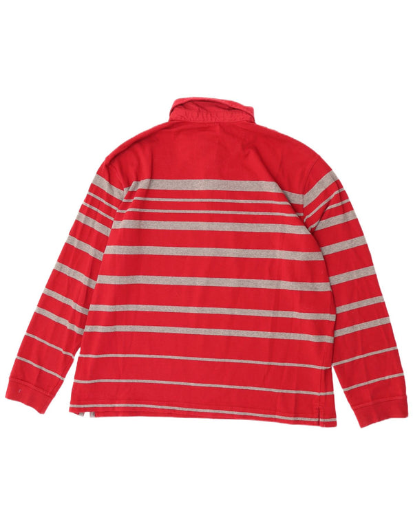 Hajo muška polo majica dugih rukava IT 56 2XL pamuk na crvene pruge