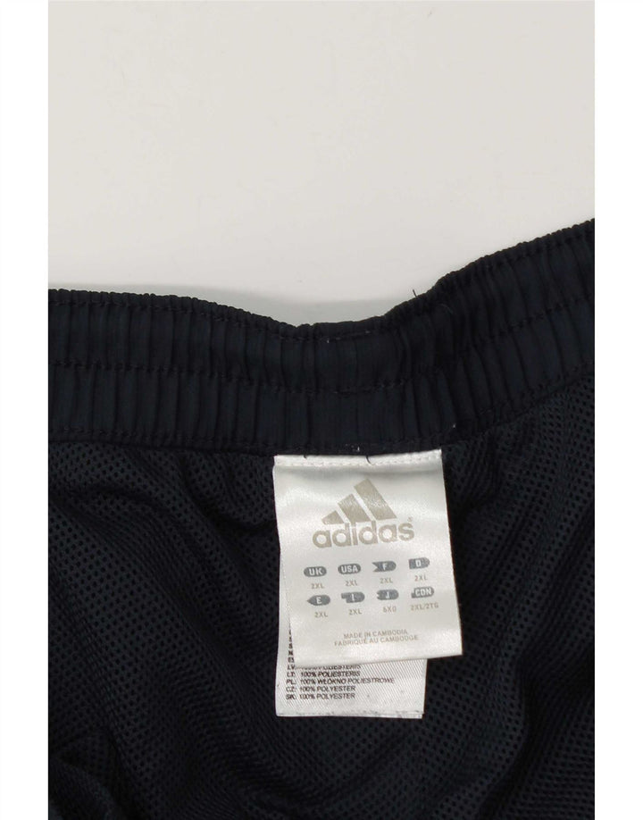 Adidas muške hlače za trenirku 2XL tamnoplave poliesterske boje