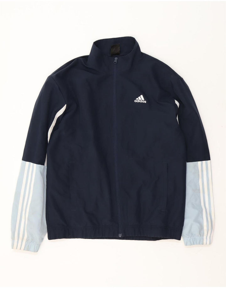 Adidas muška gornja jakna od trenirke srednje tamnoplave poliesterske boje