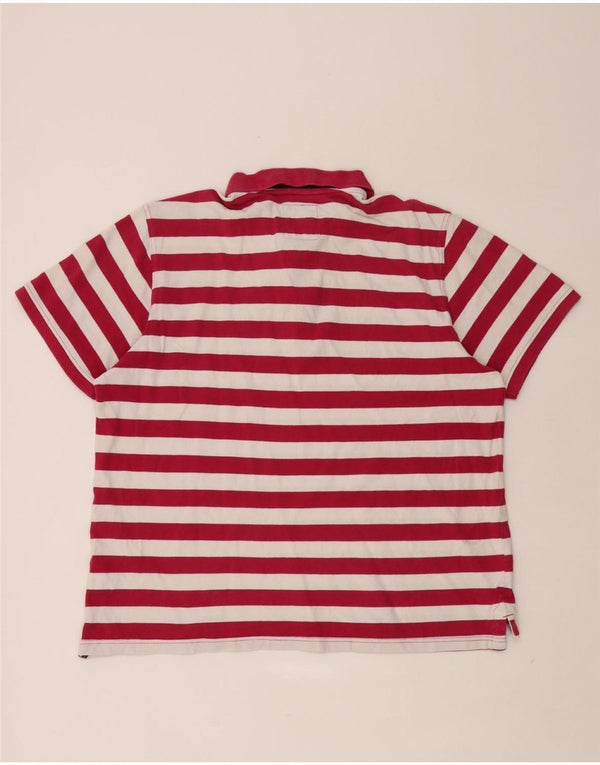 Crew Clothing Muška polo majica 2XL bordo prugasti pamuk