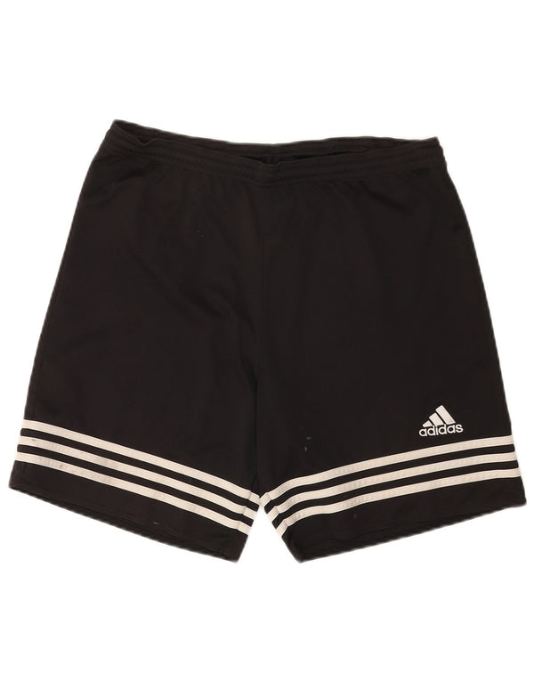 Adidas muške sportske kratke hlače Climalite srednje crne boje od poliestera
