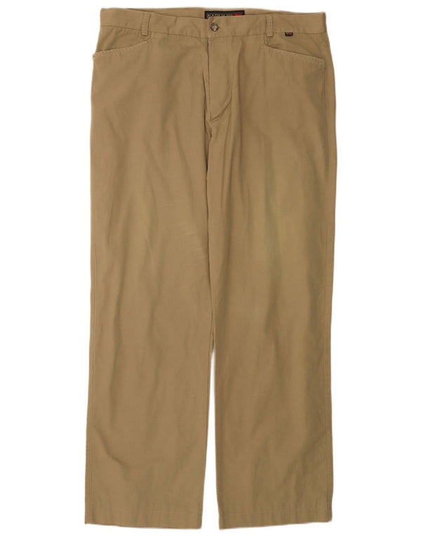 NAPAPIJRI muške ravne ležerne hlače IT 52 XL W36 L30 bež pamuk