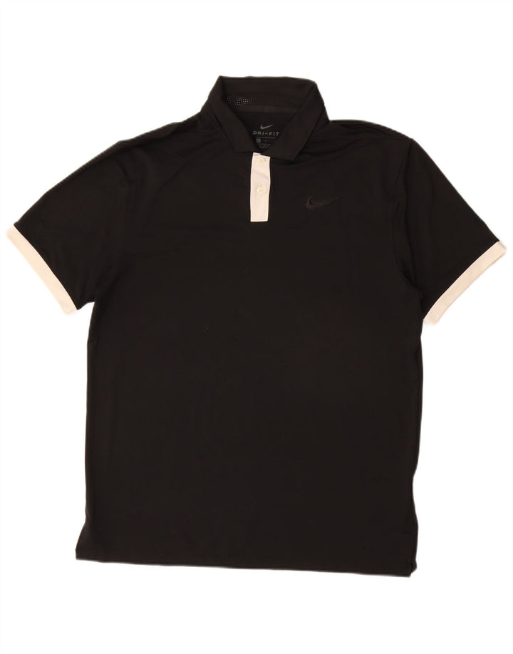 NIKE muška Dri Fit polo majica srednje crne boje od poliestera