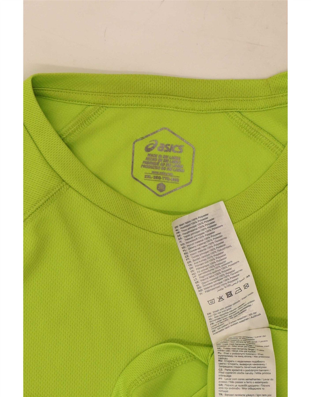 Asics muška majica kratkih rukava 2XL zeleni poliester