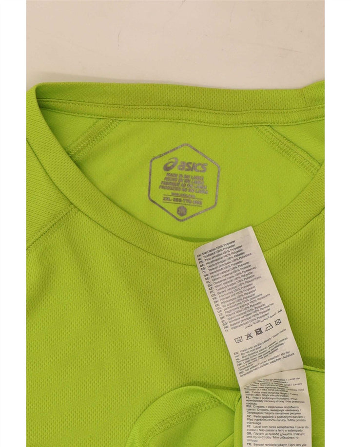Asics muška majica kratkih rukava 2XL zeleni poliester
