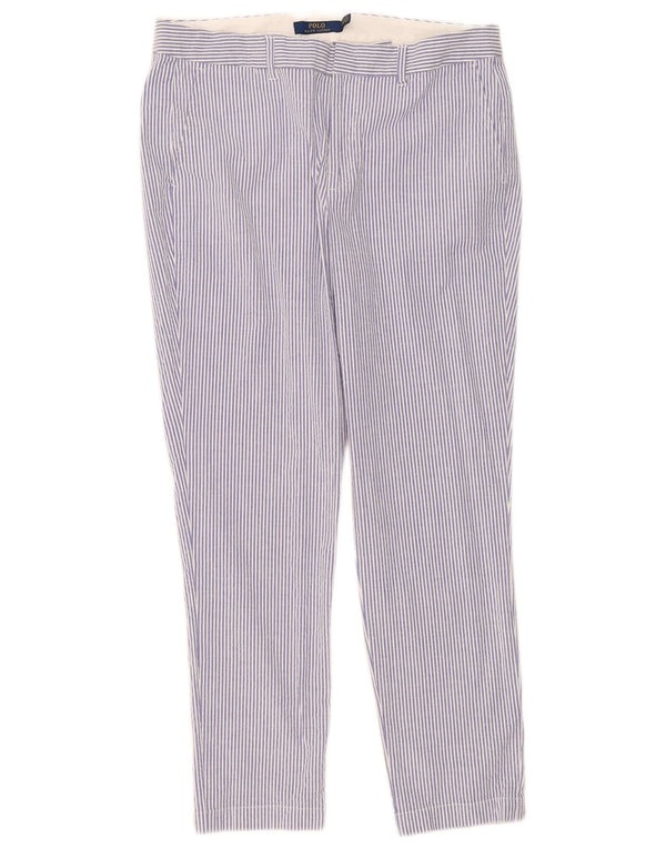 Polo Ralph Lauren ženske chino hlače EU 8 Srednje W38 L28 Plave pruge
