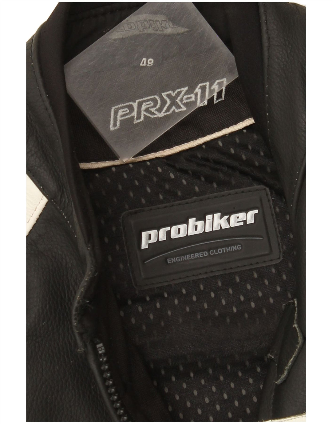 Probiker muška grafička trkaća jakna IT 48 srednje crne boje