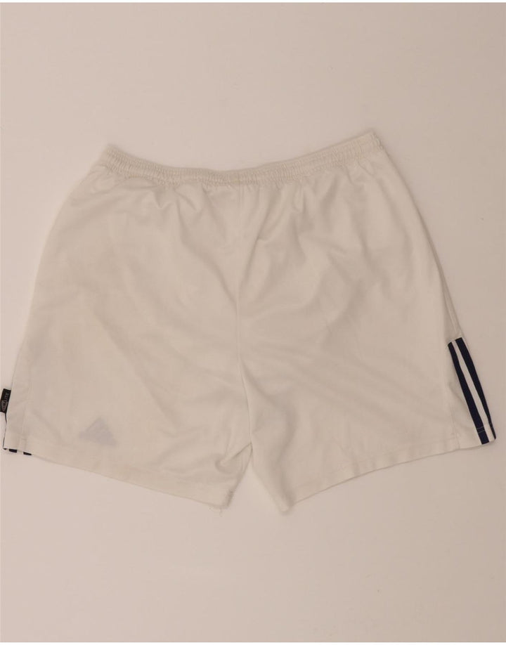 ADIDAS Mens Climalite Sport Shorts XL White Polyester Vintage Adidas and Second-Hand Adidas from Messina Hembry 