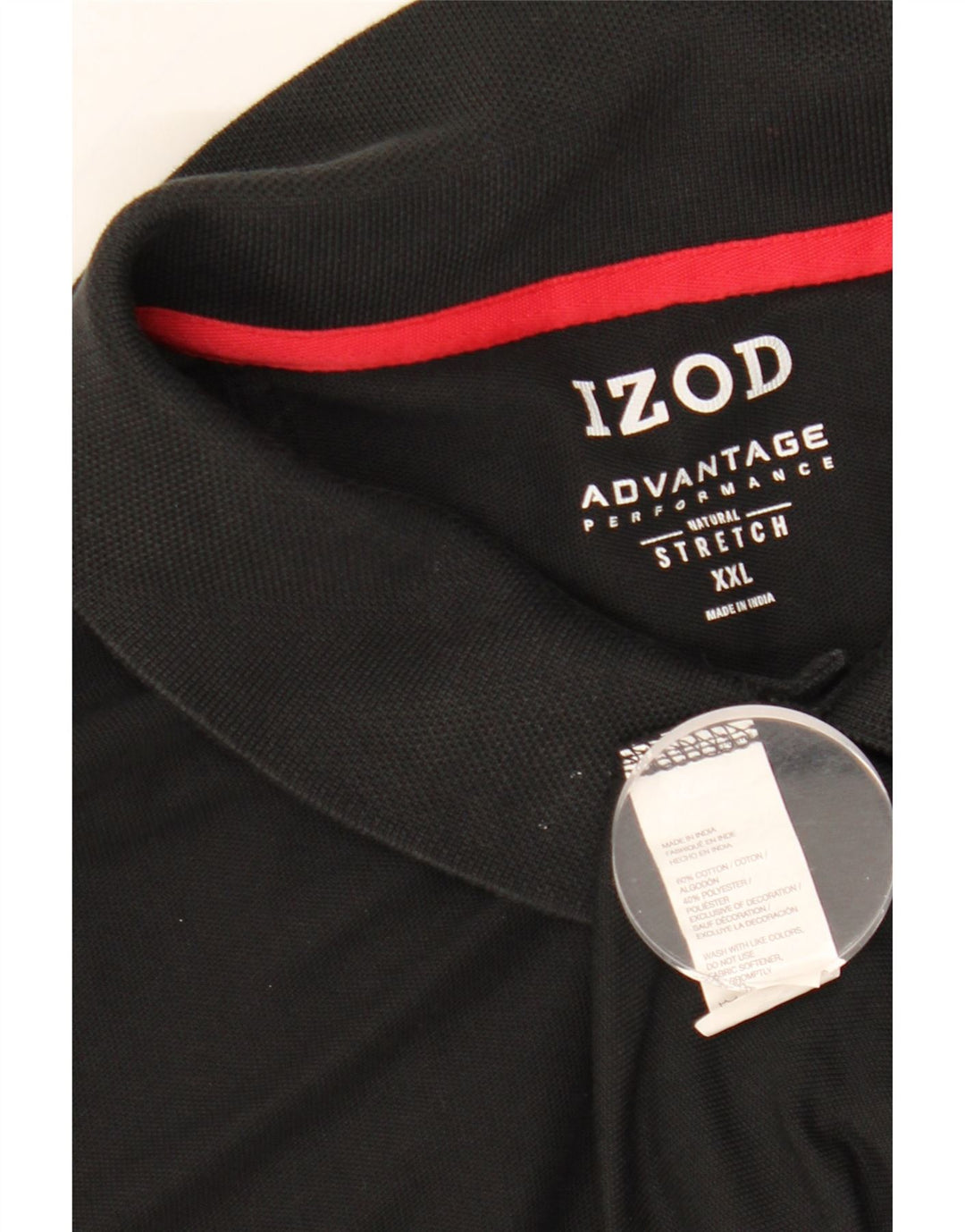 IZOD muška polo majica 2XL crni pamuk