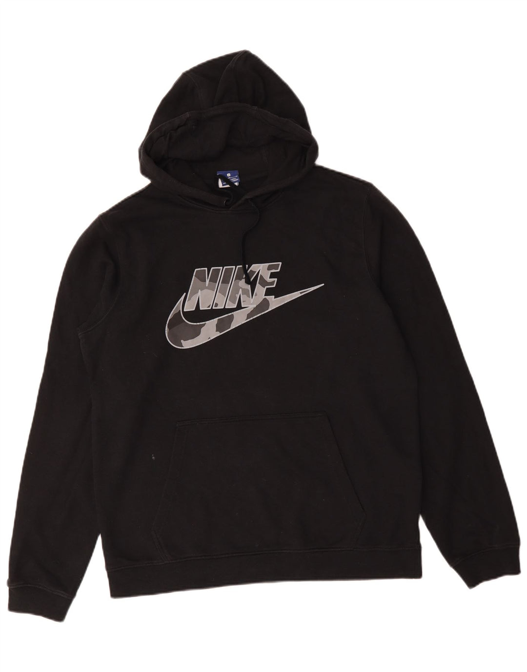 Nike muška majica s kapuljačom srednje veličine, crni pamuk