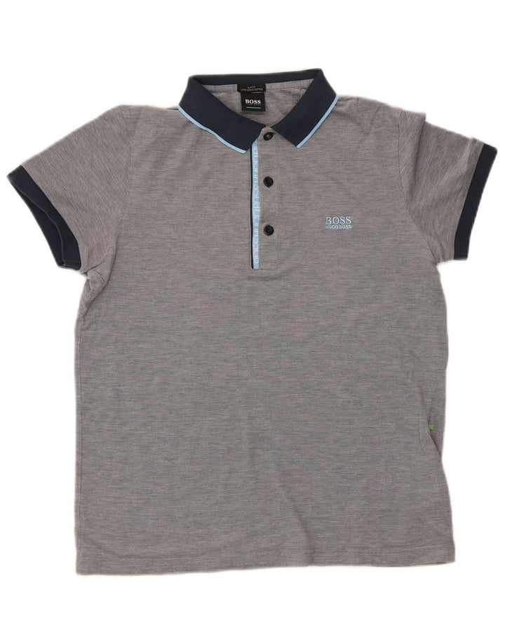 Hugo Boss muška polo majica srednje sive boje, pamuk