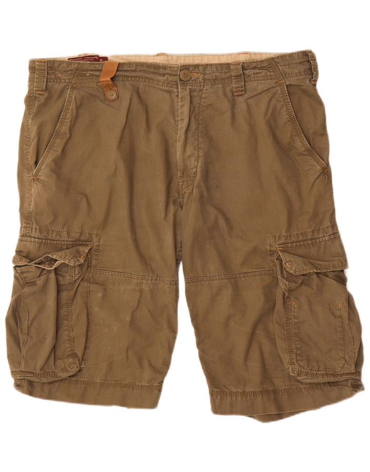 Marlboro Classics Mens Cargo kratke hlače W38 XL kaki pamuk