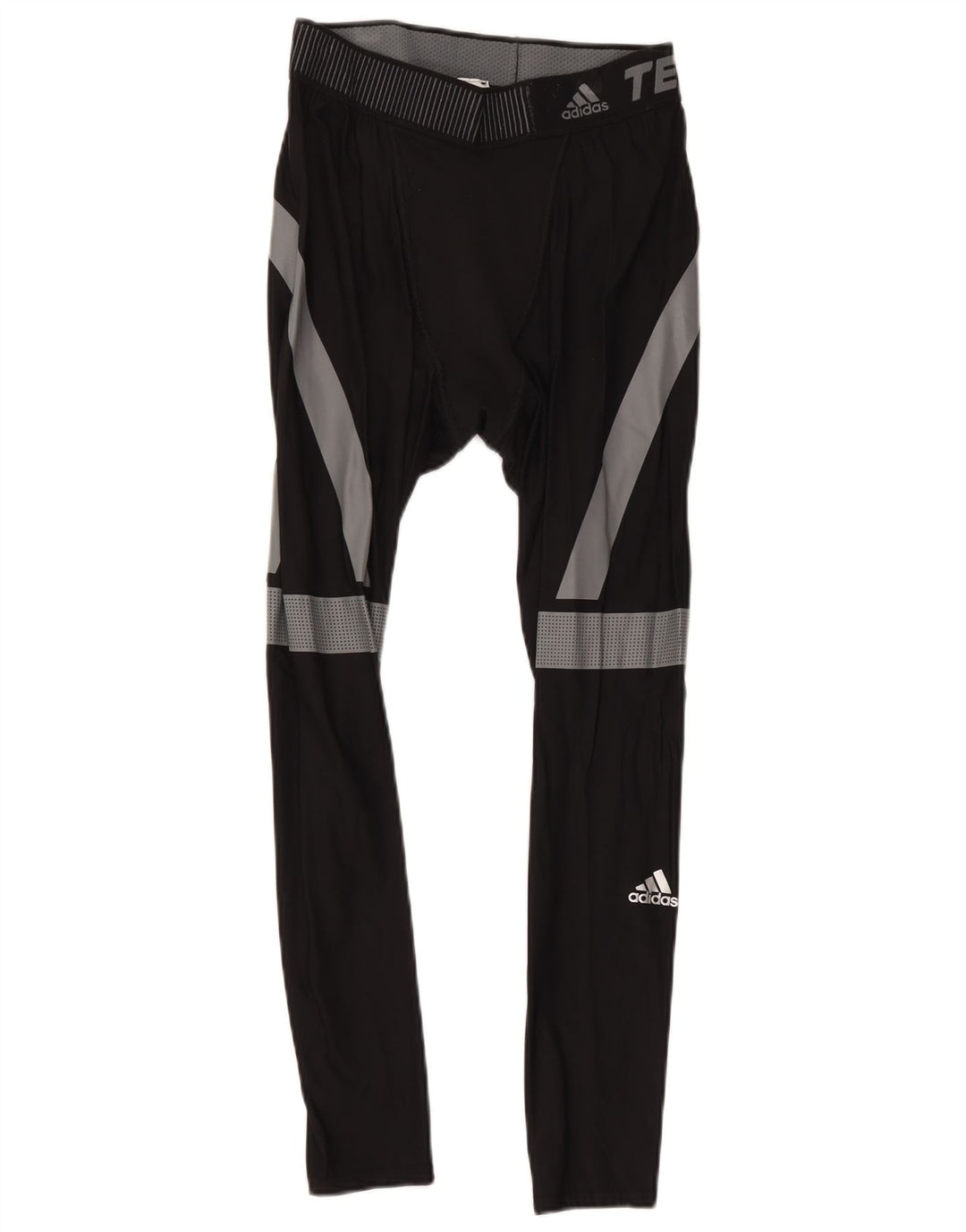 Adidas muške Tech Fit Crop Leggings Large Black Colourblock Poliamid