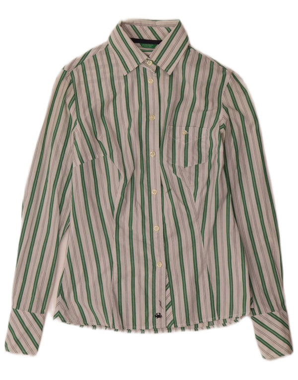 Benetton ženska košulja UK 6 XS pamuk s bijelim prugama