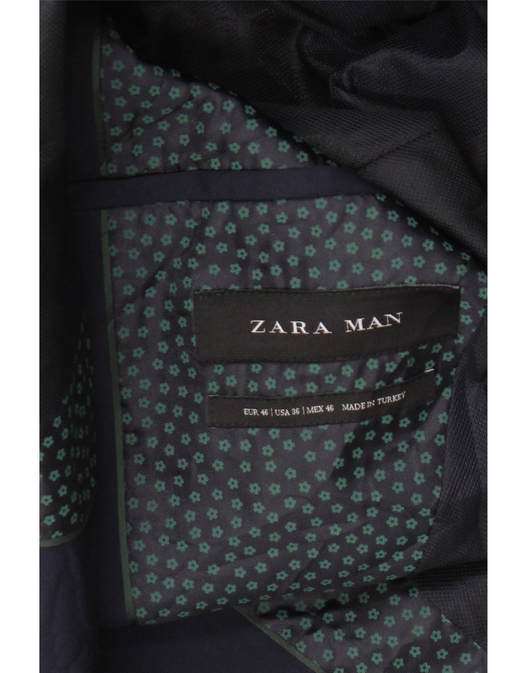 Zara muška jakna sa 2 gumba EU 46 mala tamnoplava