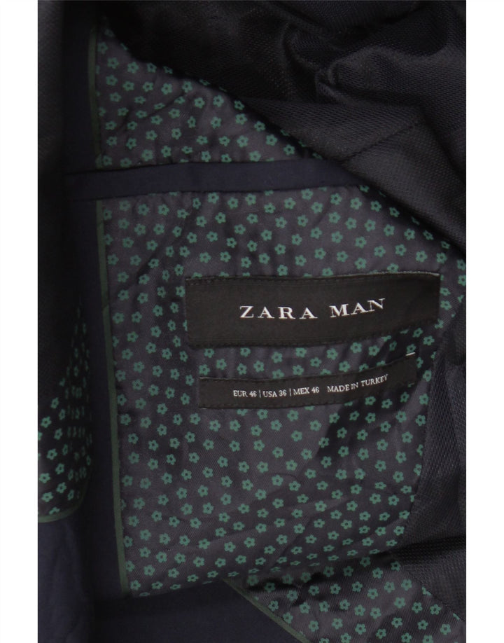 Zara muška jakna sa 2 gumba EU 46 mala tamnoplava