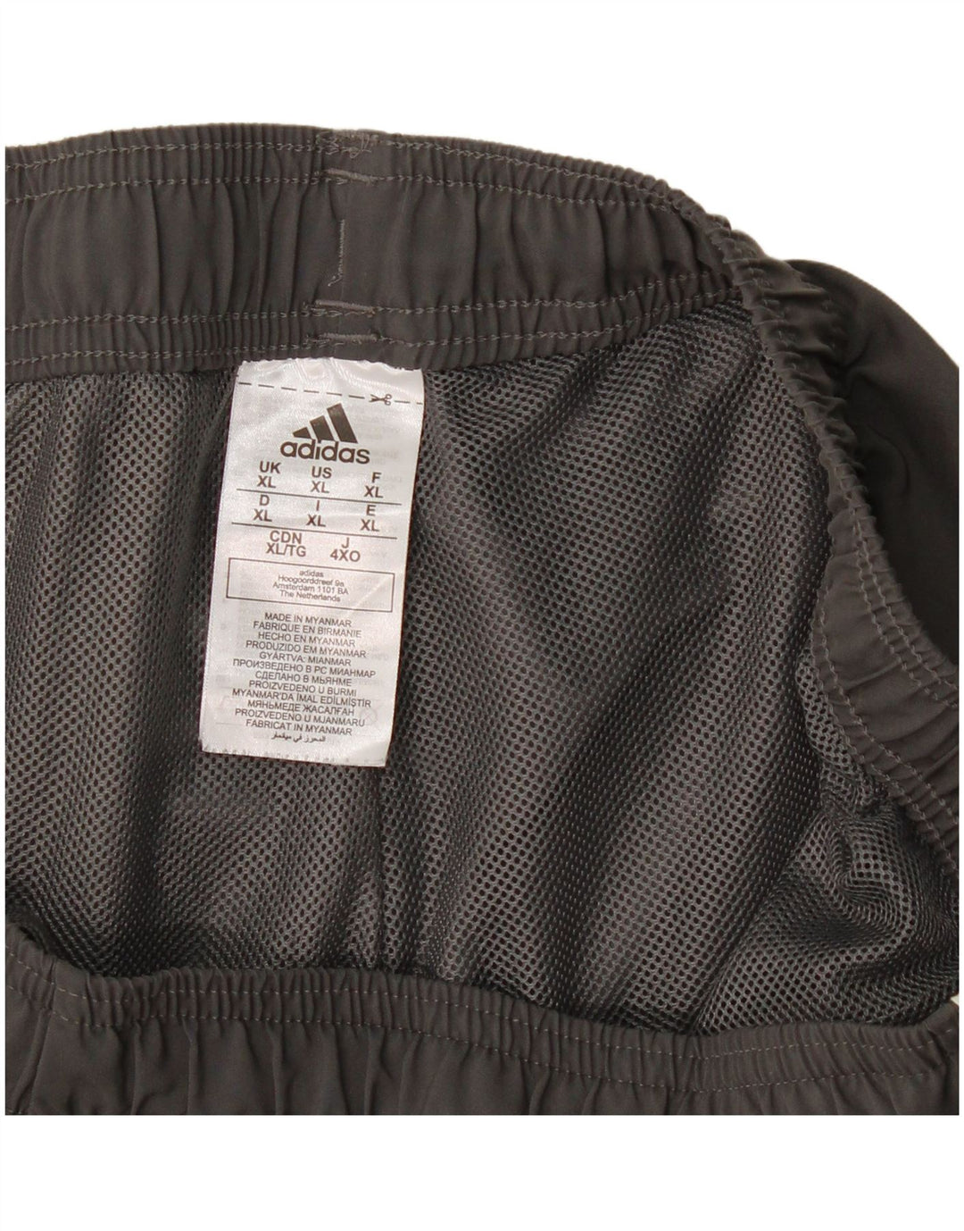 Adidas muške sportske kratke hlače XL sivi poliester
