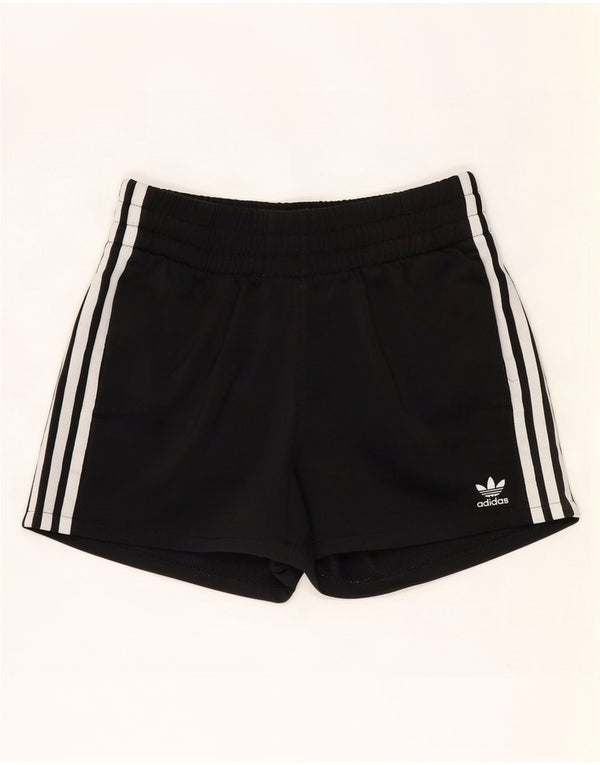 Adidas ženske sportske kratke hlače UK 10 male crne poliesterske