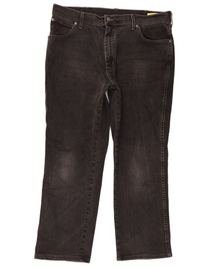 Wrangler muške ravne traperice W38 L27 sivi pamuk