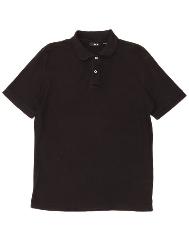 FILA muška polo majica Srednje crni pamuk