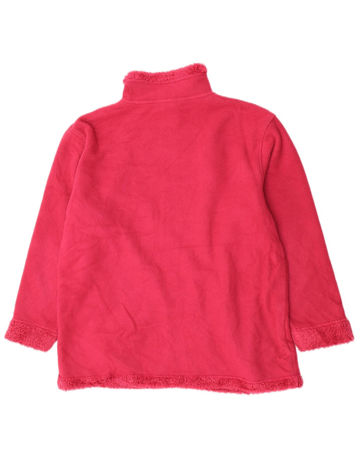 Essentials velika ženska jakna od flisa UK 18 XL ružičasti poliester
