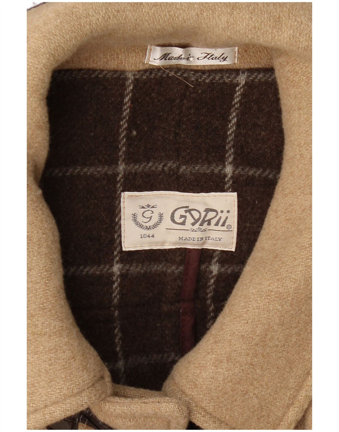 VINTAGE ženski preveliki duffle kaput s kapuljačom UK 18 XL bež