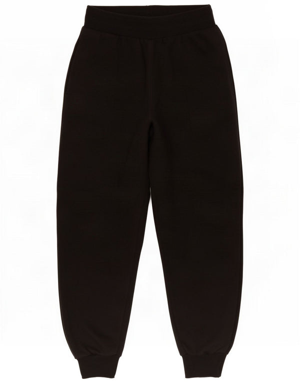 Zara Womens Tracksuit Trousers Trousers UK 12 Medium Black Cotton