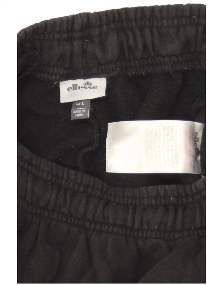 Ellesse Muške trenirke Hlače Joggers Large Black Cotton