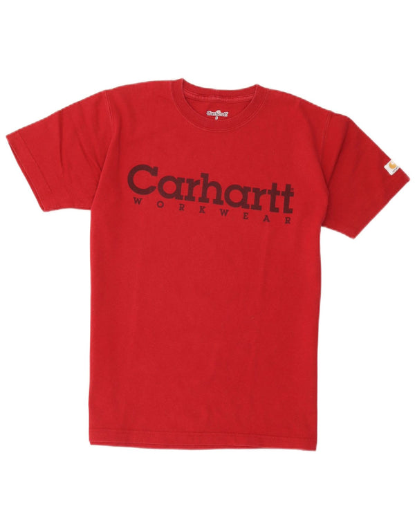 Carhartt muška majica kratkih rukava s grafičkim motivima, mali crveni pamuk