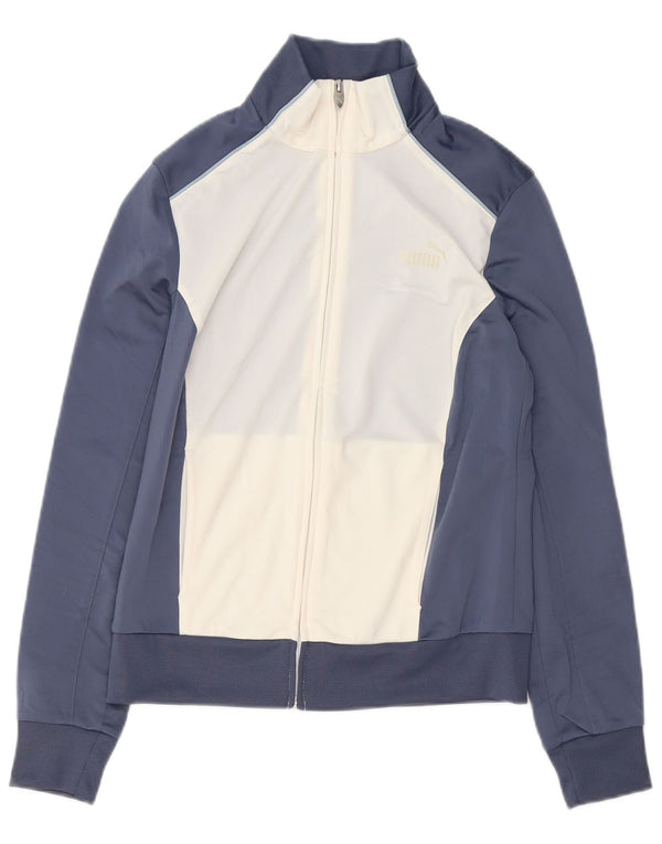 Puma ženska gornja jakna za trenirku UK 12 Medium Navy Blue Colourblock
