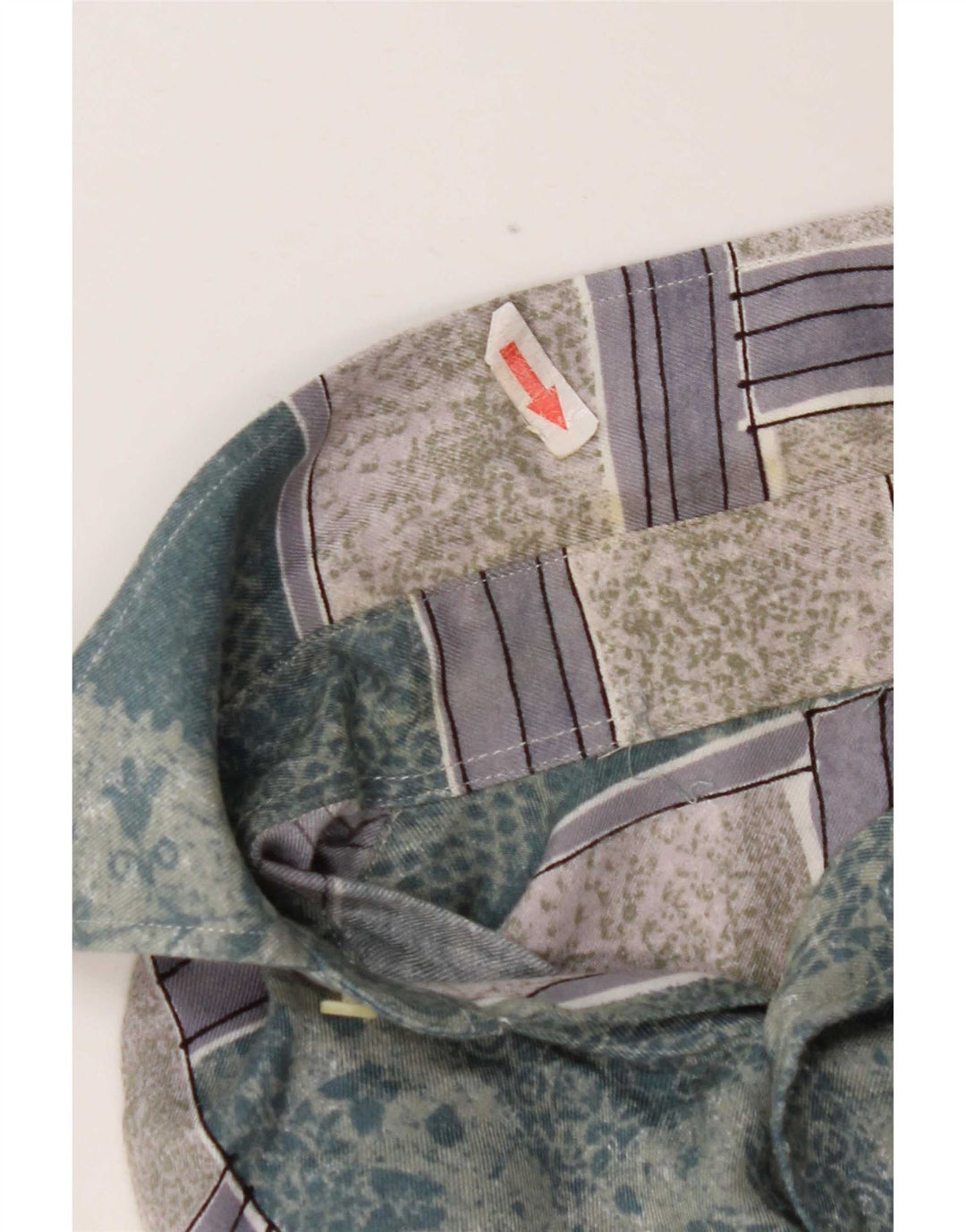 Fitzroy muška košulja velika zelena patchwork viskoza