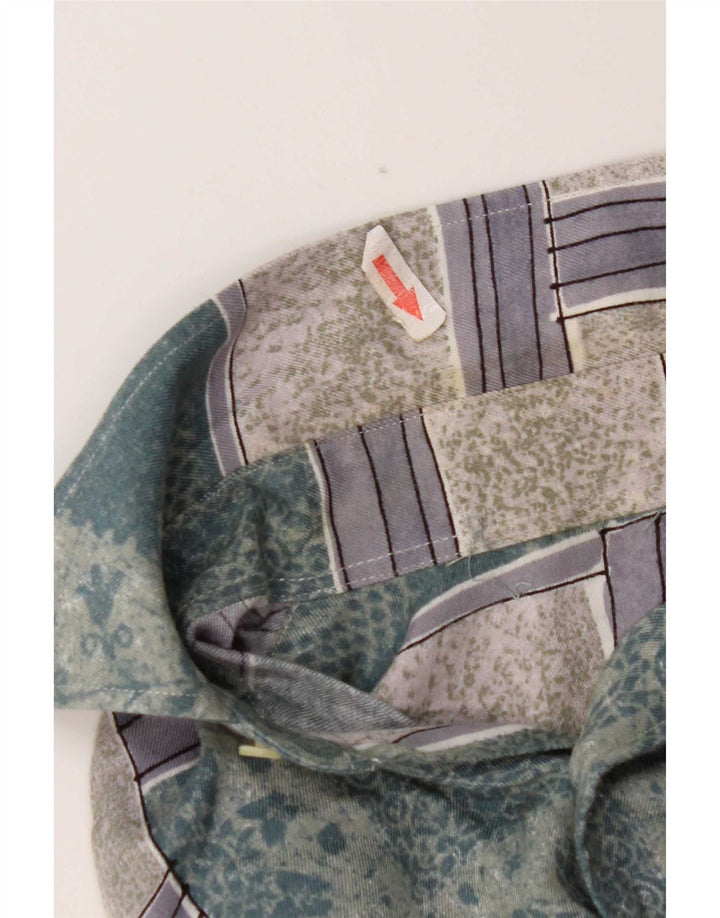 Fitzroy muška košulja velika zelena patchwork viskoza