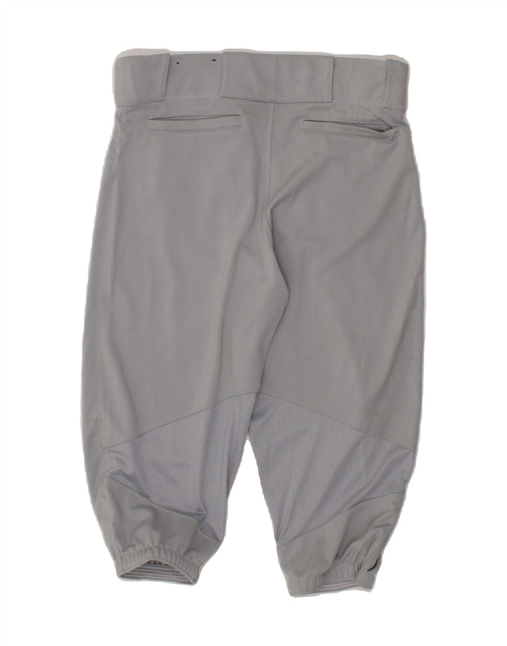 NIKE Womens Capri Tracksuit Trousers Joggers UK 14 Medium Grey Polyester Vintage Nike and Second-Hand Nike from Messina Hembry 
